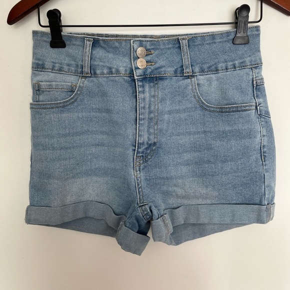 Forever 21 Blue Women's Shorts size 27 - Picture 4 of 5